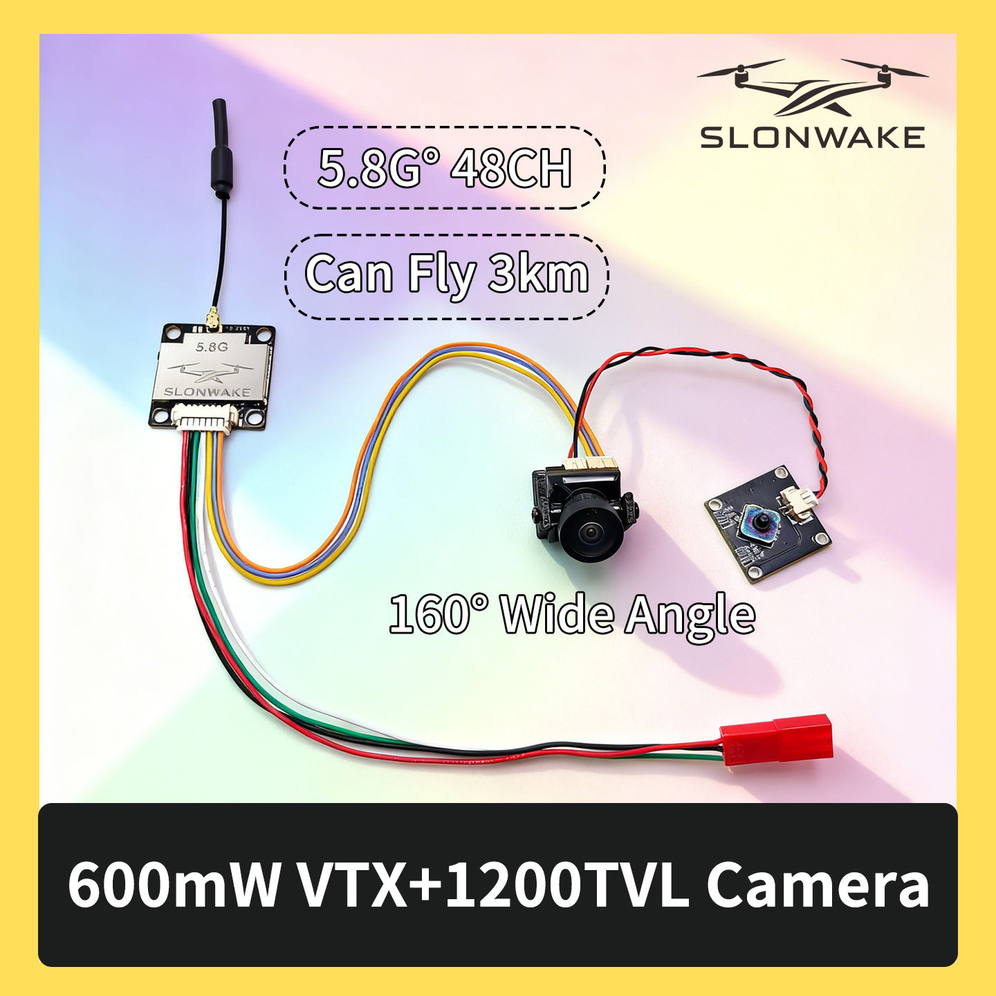SLONWAKE 5.8G 600mW 7-24V FPV  – Fpv Drone Frame Bewertung und Preis