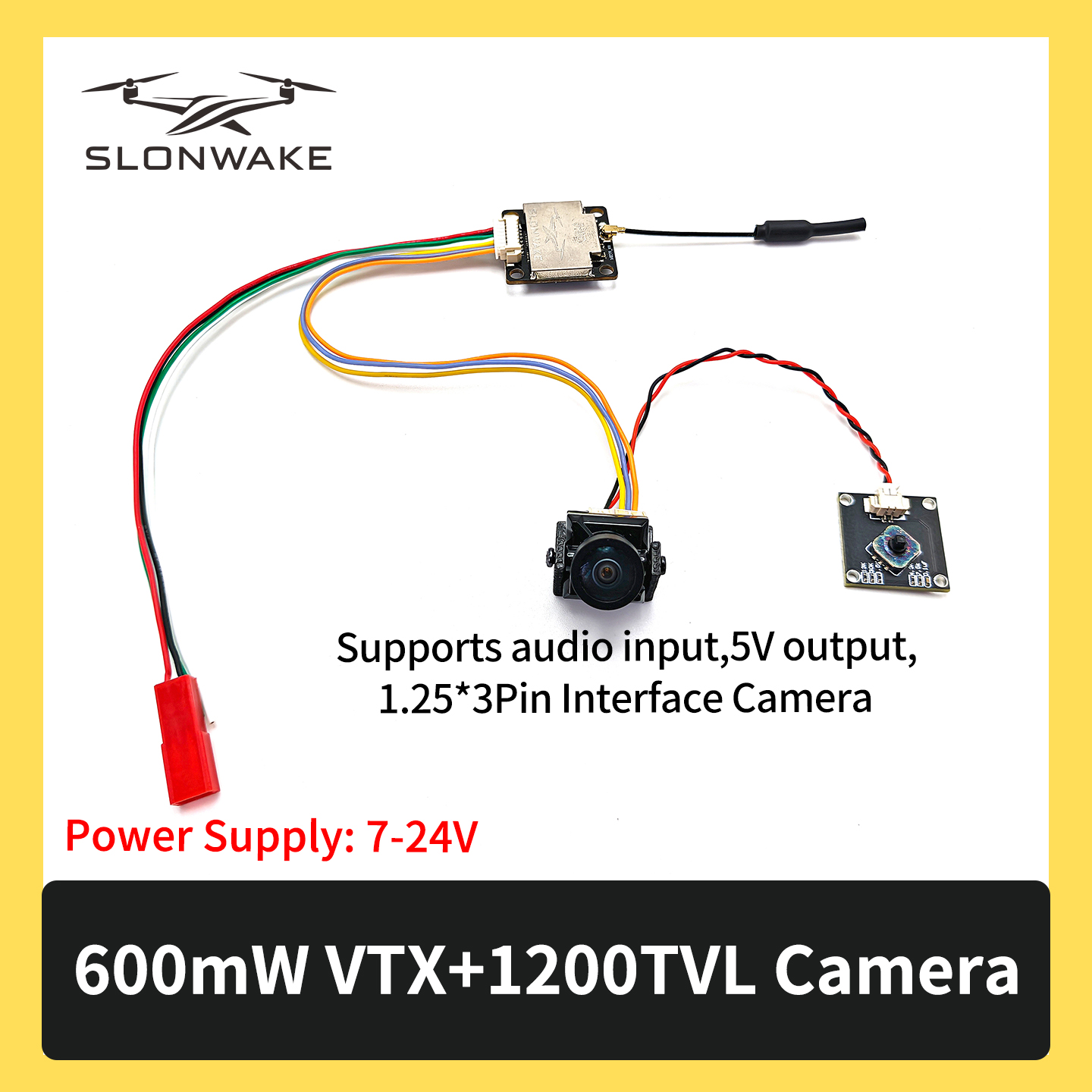 SLONWAKE 5.8G 600mW 7-24V FPV  – Fpv Drone Frame Bewertung und Preis