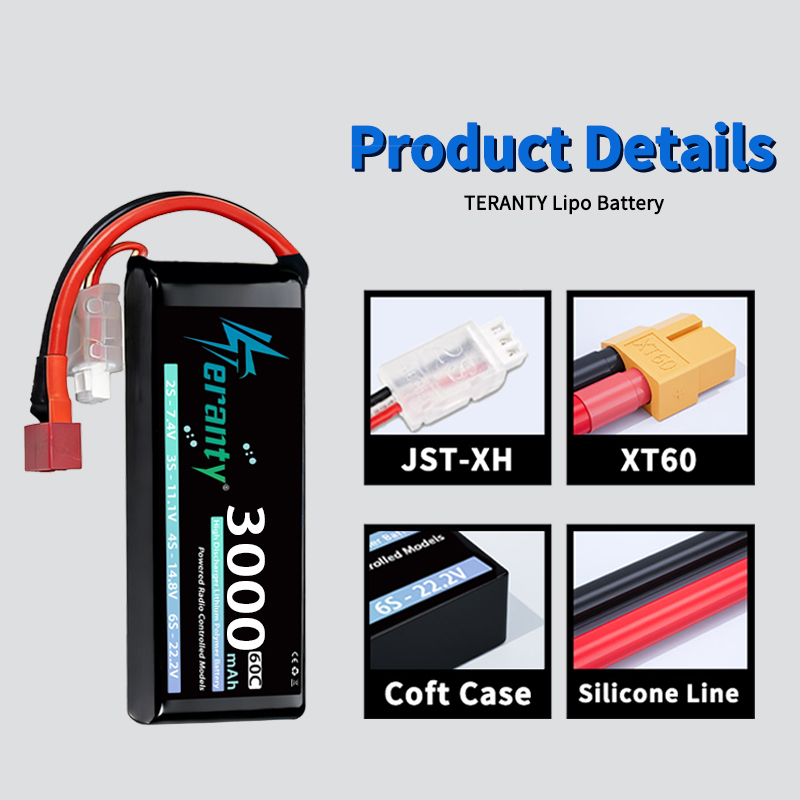 TERANTY 2S 3000mAh Lipo Batter – Fpv Drone Battery Bewertung und Preis