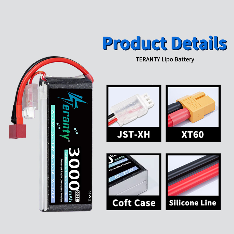 TERANTY 2S 3000mAh Lipo Batter – Fpv Drone Battery Bewertung und Preis