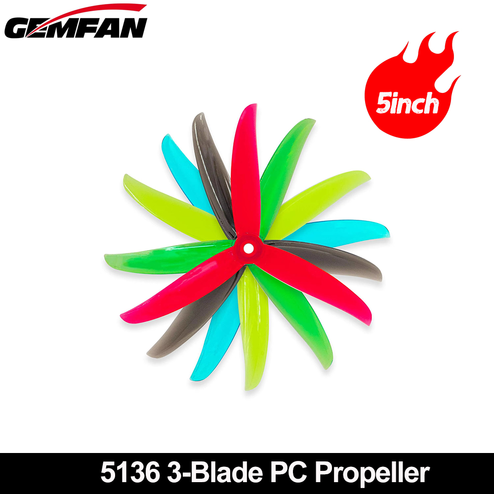 Gemfan VANOVER 5136 3 Blade PC – Fpv Drone Quadcopter Bewertung und Preis