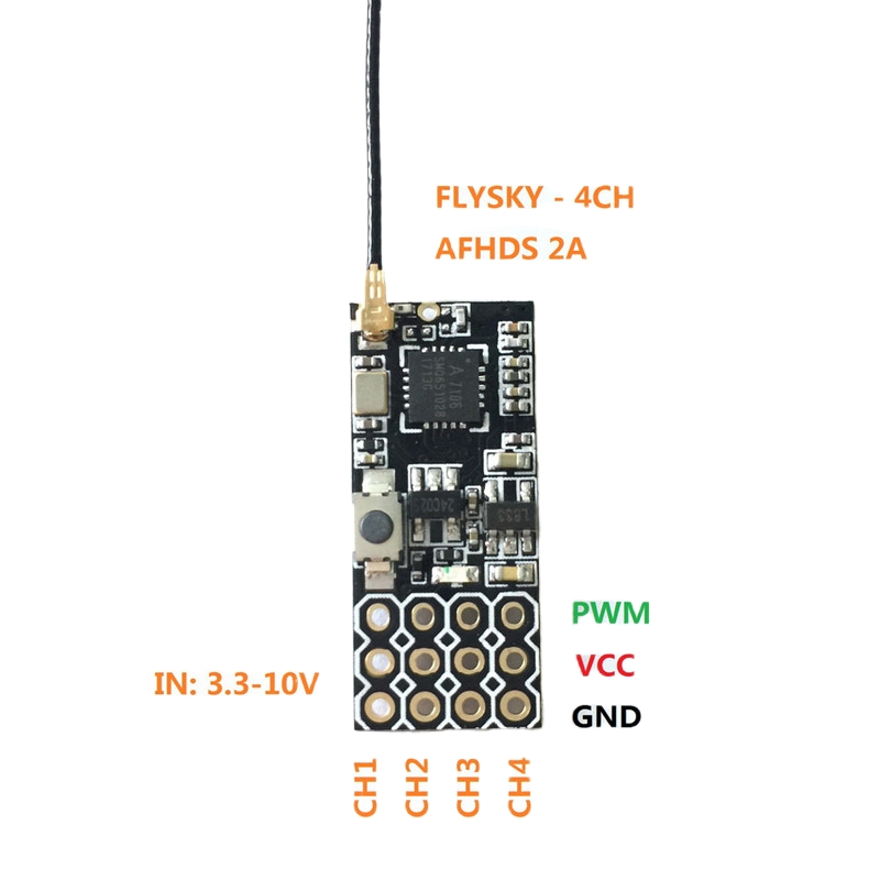 Flysky FS2A Mini Receiver 4CH  – Fpv Drone Flight Controller Bewertung und Preis