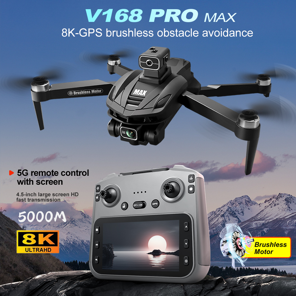 V168 PRO Max GPS Drone 8K Prof – Fpv Drone Charger Bewertung und Preis
