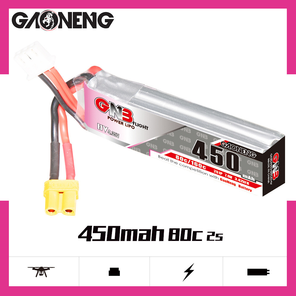 GNB LiPo Battery HV 2S 7.6V 45 – Fpv Drone Battery Bewertung und Preis