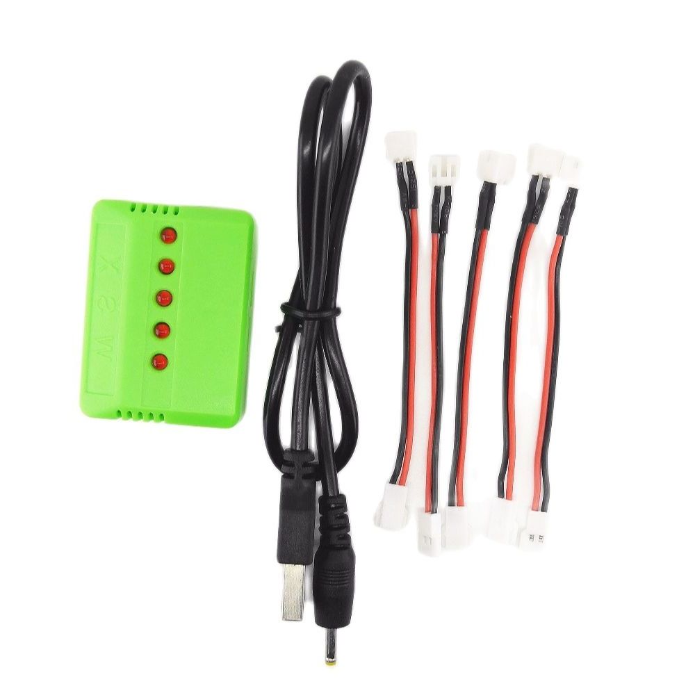 5PCS Cables And 1X 5 In 1 USB  – Fpv Drone Charger Bewertung und Preis