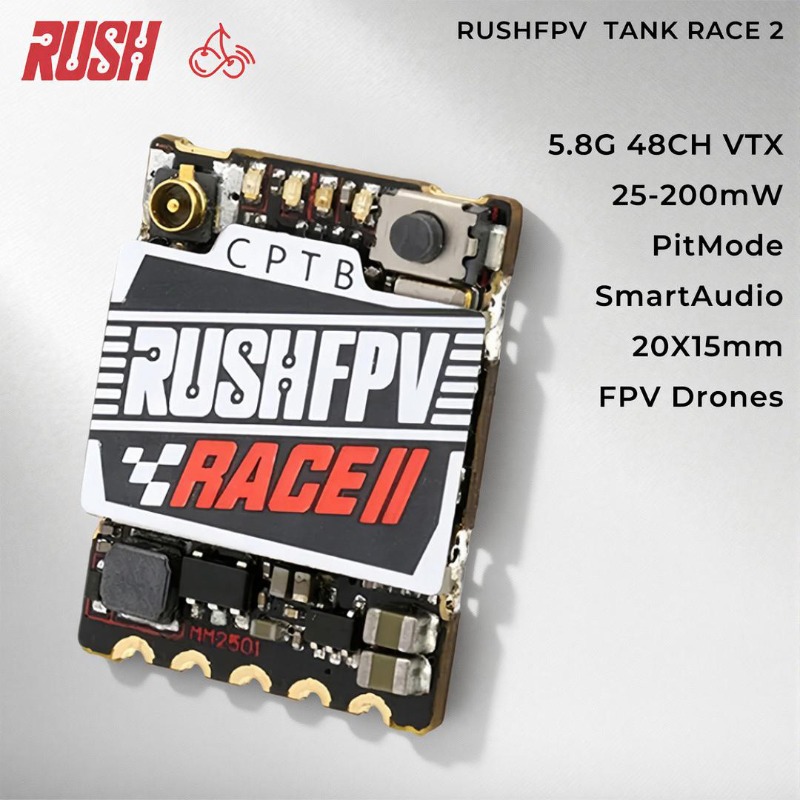 RushFPV 5.8GHz FPV VTX 48CH 25 – Fpv Drone Vtx Bewertung und Preis
