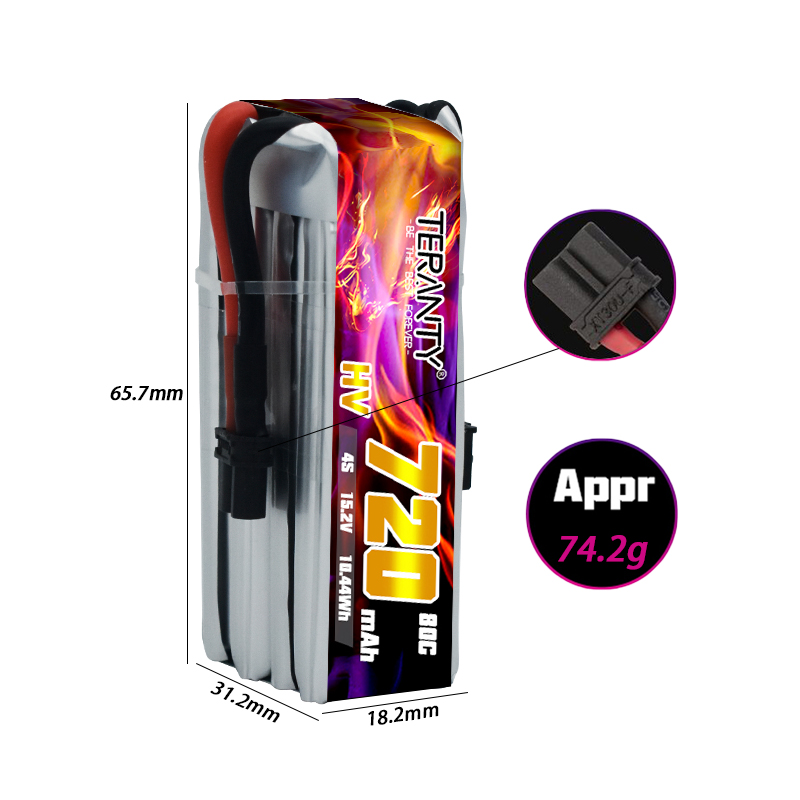TERANTY 720mAh 4S 15.2V HV Lip – Fpv Drone Kit Bewertung und Preis