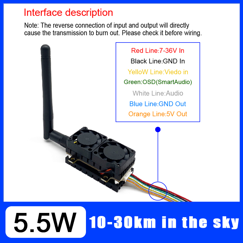 Long Range 5.8GHz 5.5W Video T – Fpv Drone Flight Controller Bewertung und Preis