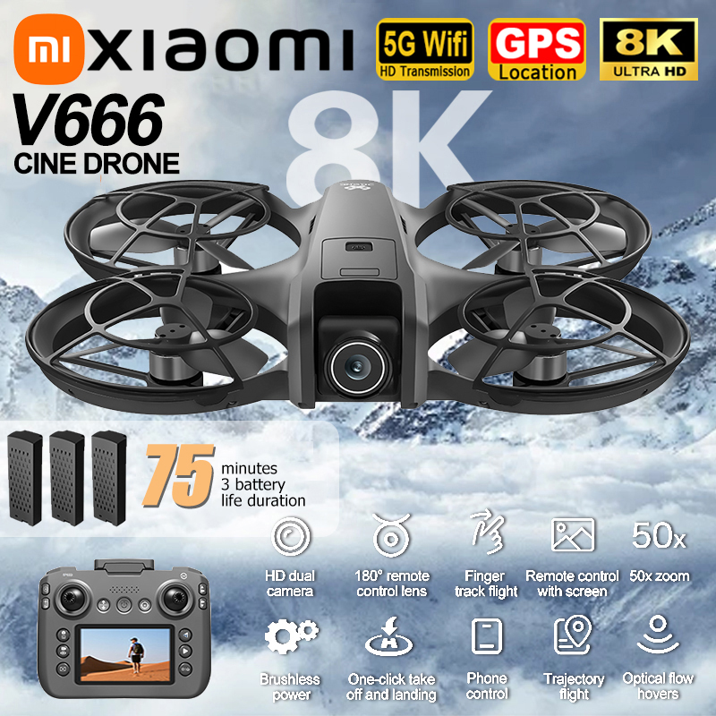 Xiaomi V666 Drone 8K Aerial HD – Fpv Drone Charger Bewertung und Preis